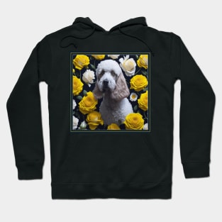 Standard poodle yellow roses 2 Hoodie